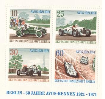 Postzegelblokje Berlijn Pfr.