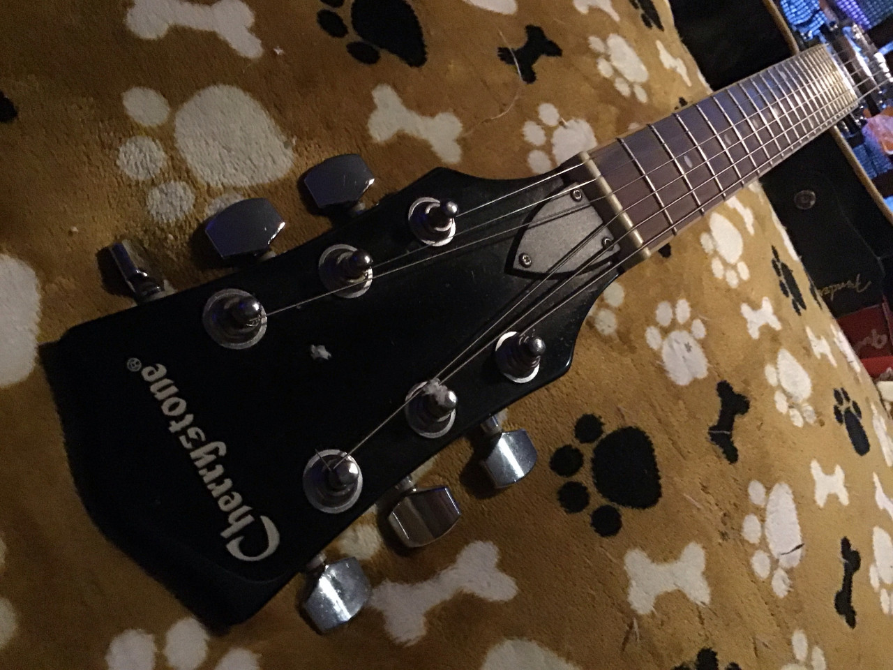 Cherrystone ES 225 T whit humbuckers (1957 style) += 22 jaar oud