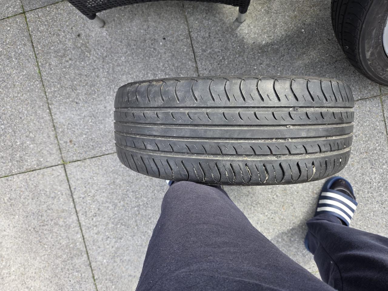 Mooie LM velgen met goede banden voor Mercedes "A" klasse 15"