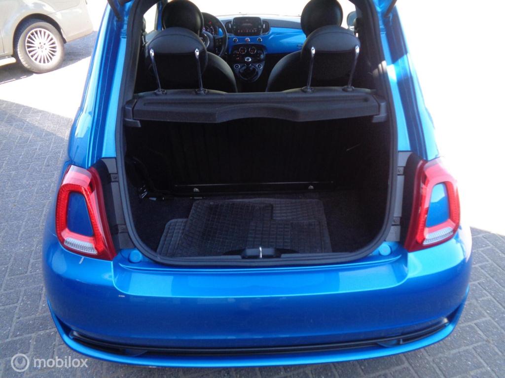 Fiat 500 1.2 sport/groot navi/ecc airco/lm velgen/dig dash/zwarte hemel stu