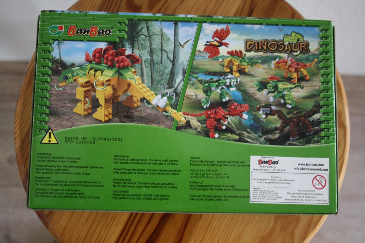Te koop bouwpakket Groene Dinosaurus (2)