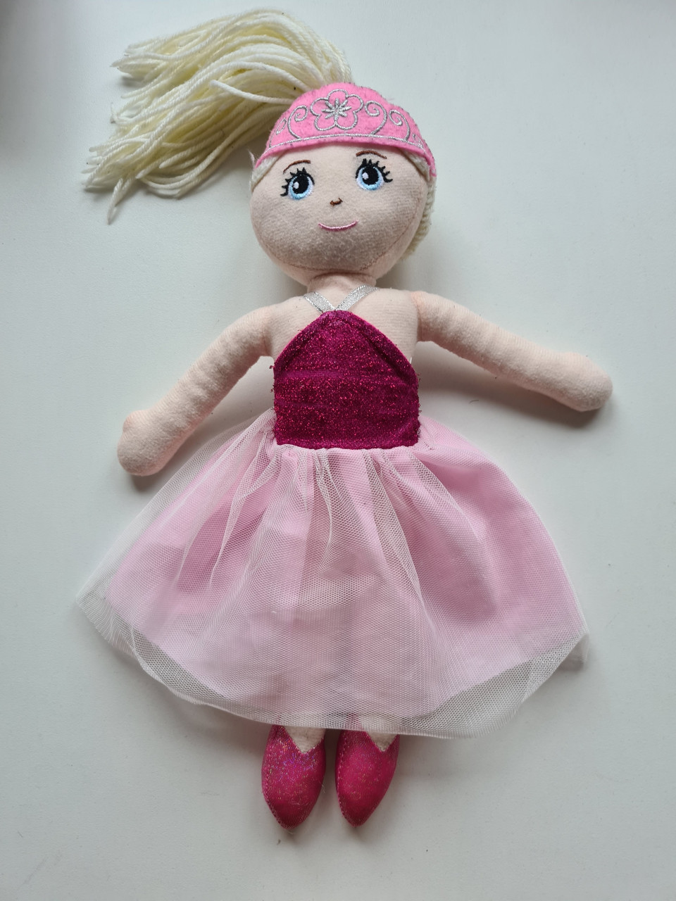 Knuffelpop prinses, gewassen en schoon