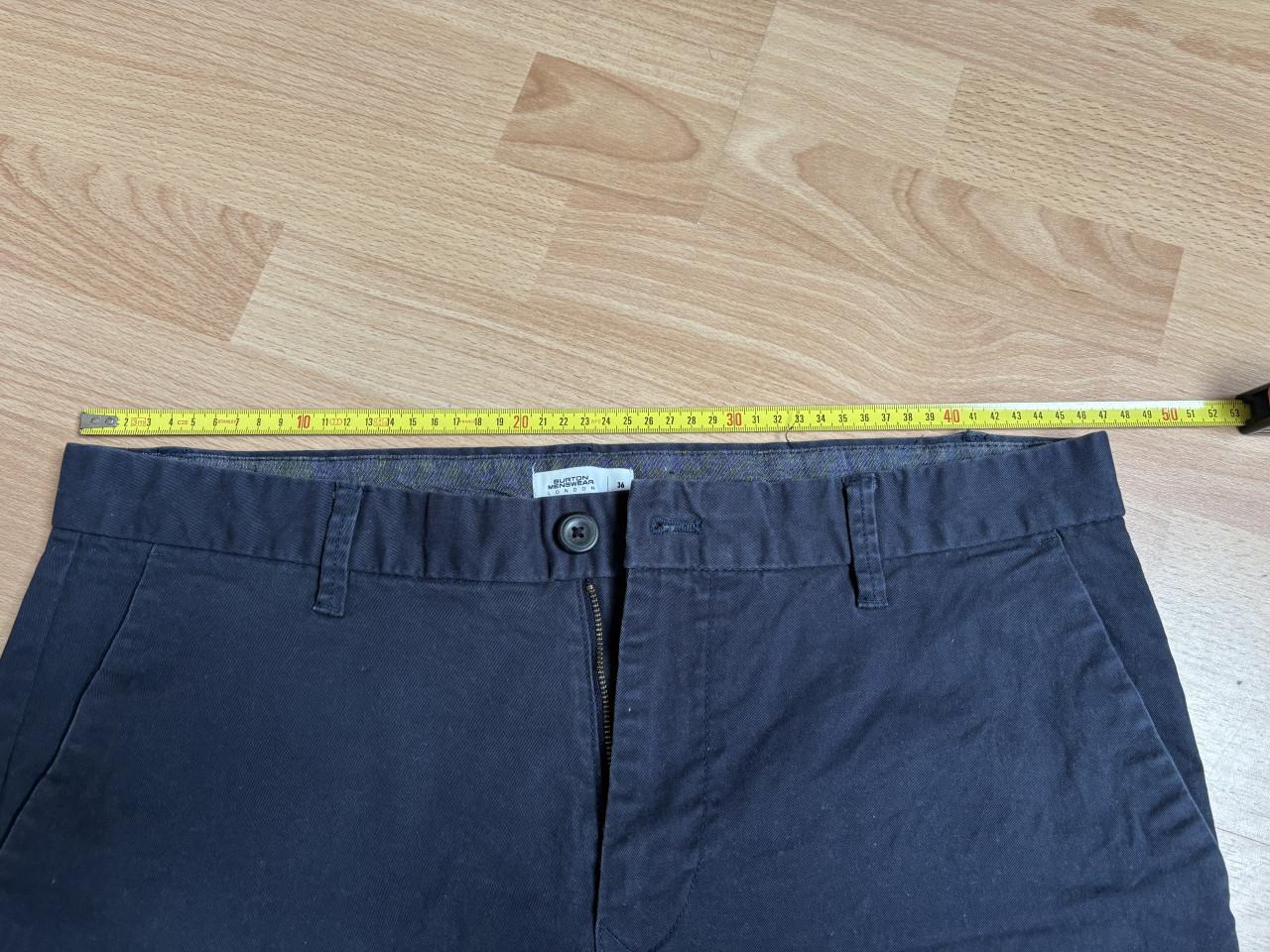 Burton heren short maat 36 xxl donkerblauw