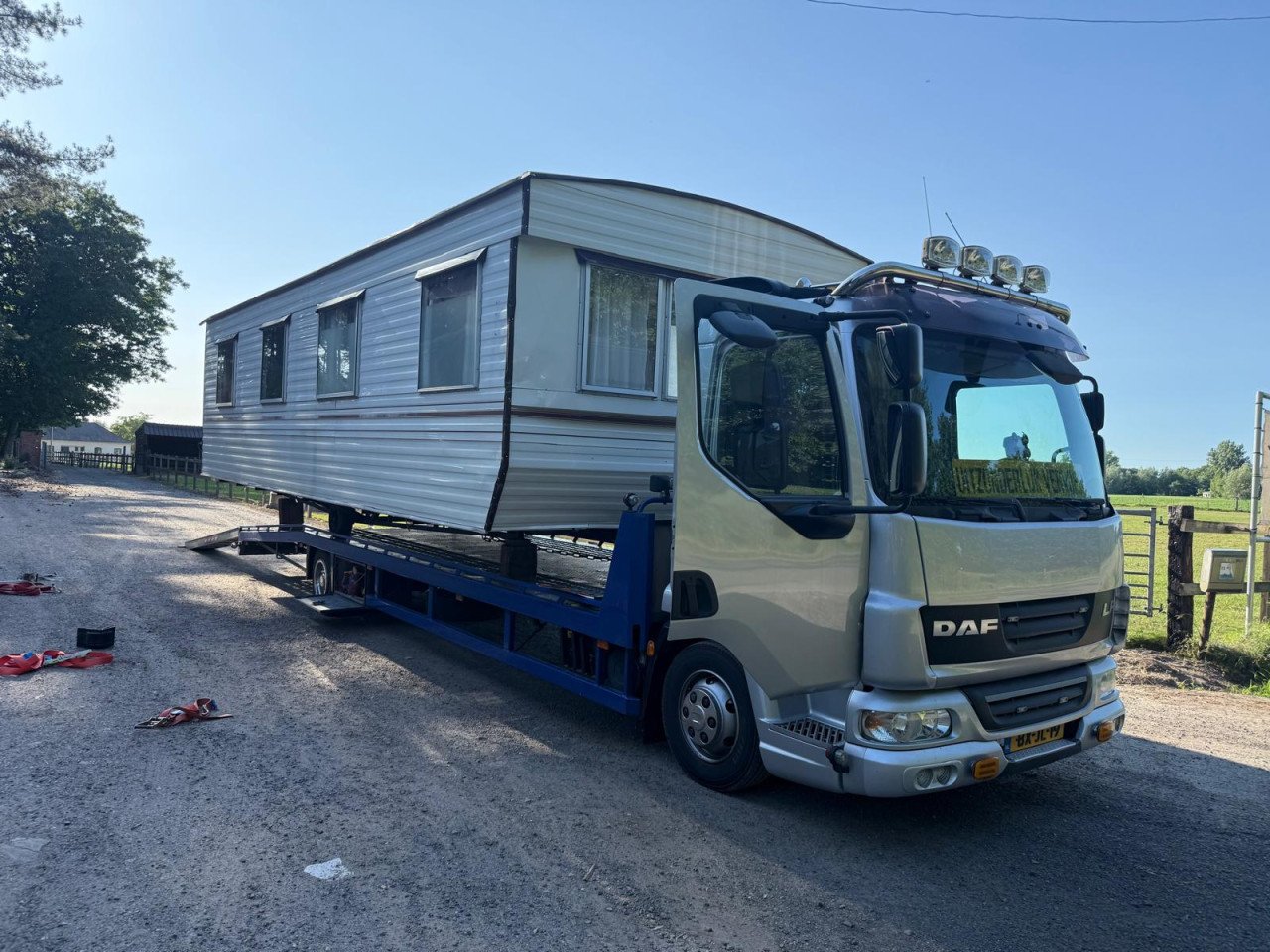 Transport van u Stacaravan Tourcaravan Camper....