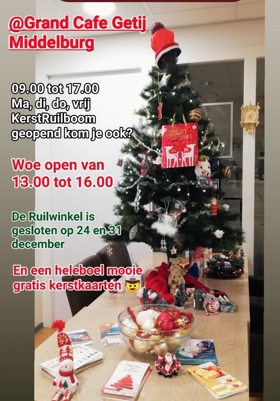 Kerstspullen ruil Oosterscheldestraat 18a Wijkcentrum Getij