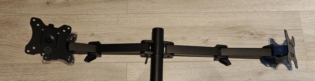 Bluebuilt dubbele monitor arm