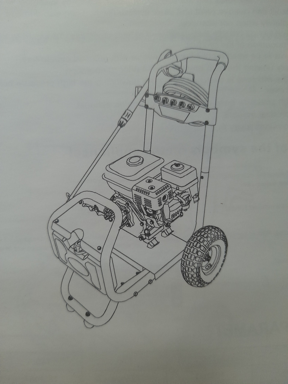Gasoline high pressure washer (NIEUW)