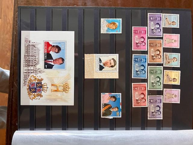 Postzegels koningshuizen