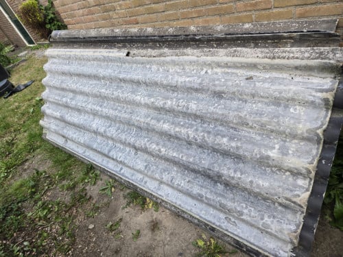 Golfplaten 3x gratis aftehalen ASBEST VRIJ