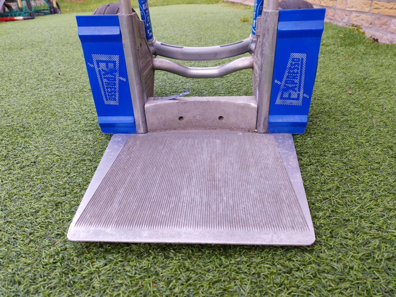 Steekwagen/steekkar espresso aluminium