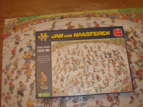 Te koop Complete Jan van Haasteren puzzel Skateboarden in de bowl
