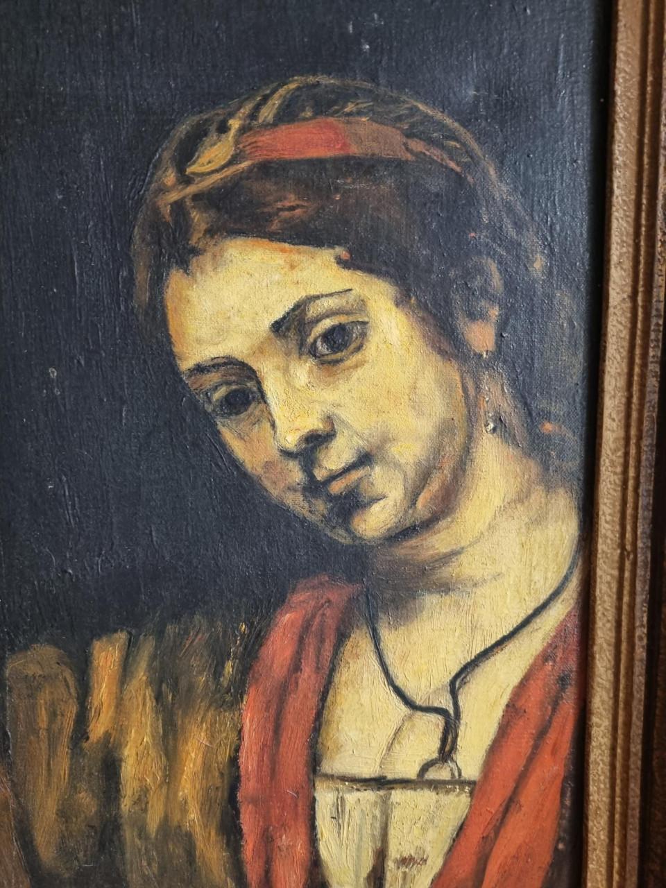 Schilderij Hendrikje Stoffels Vrouw van Rembrandt