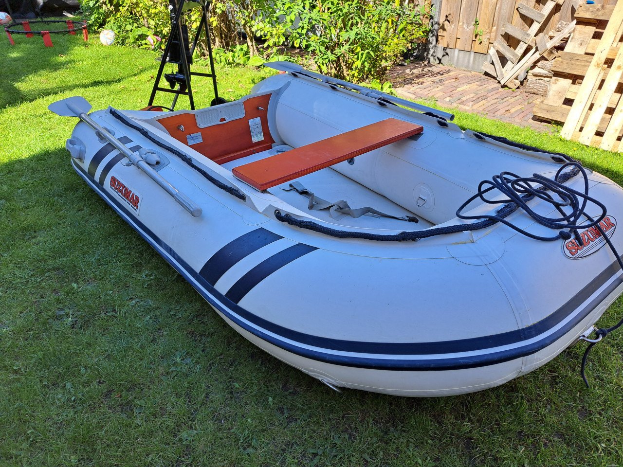 Zodiak suzumar met 5 pk motor