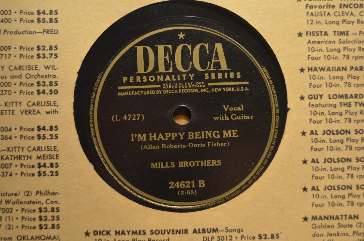 78 rpm Mills Brothers jaren '40 en '50 héél veel stuks. (5)