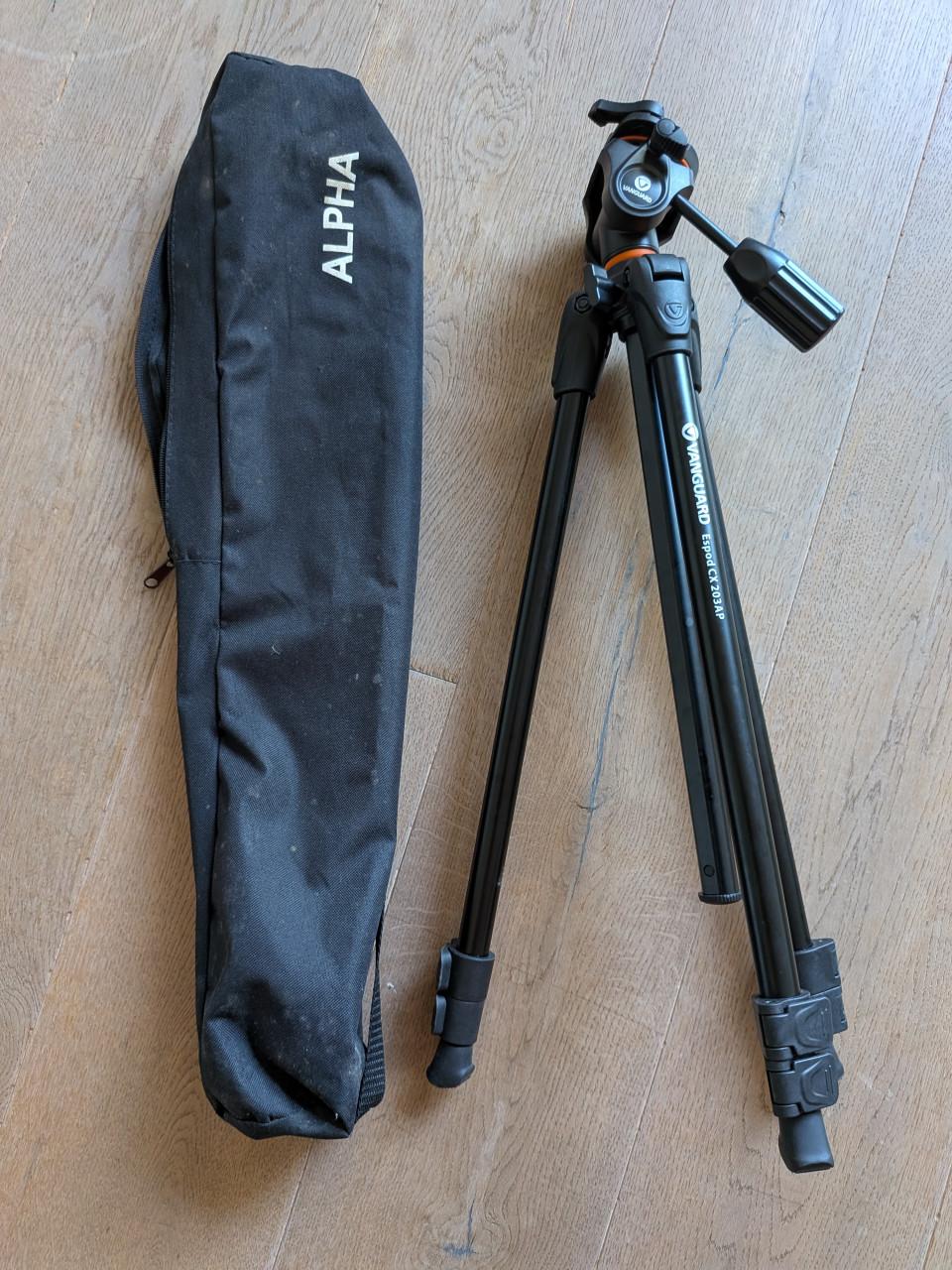 Twee statieven voor fototoestel