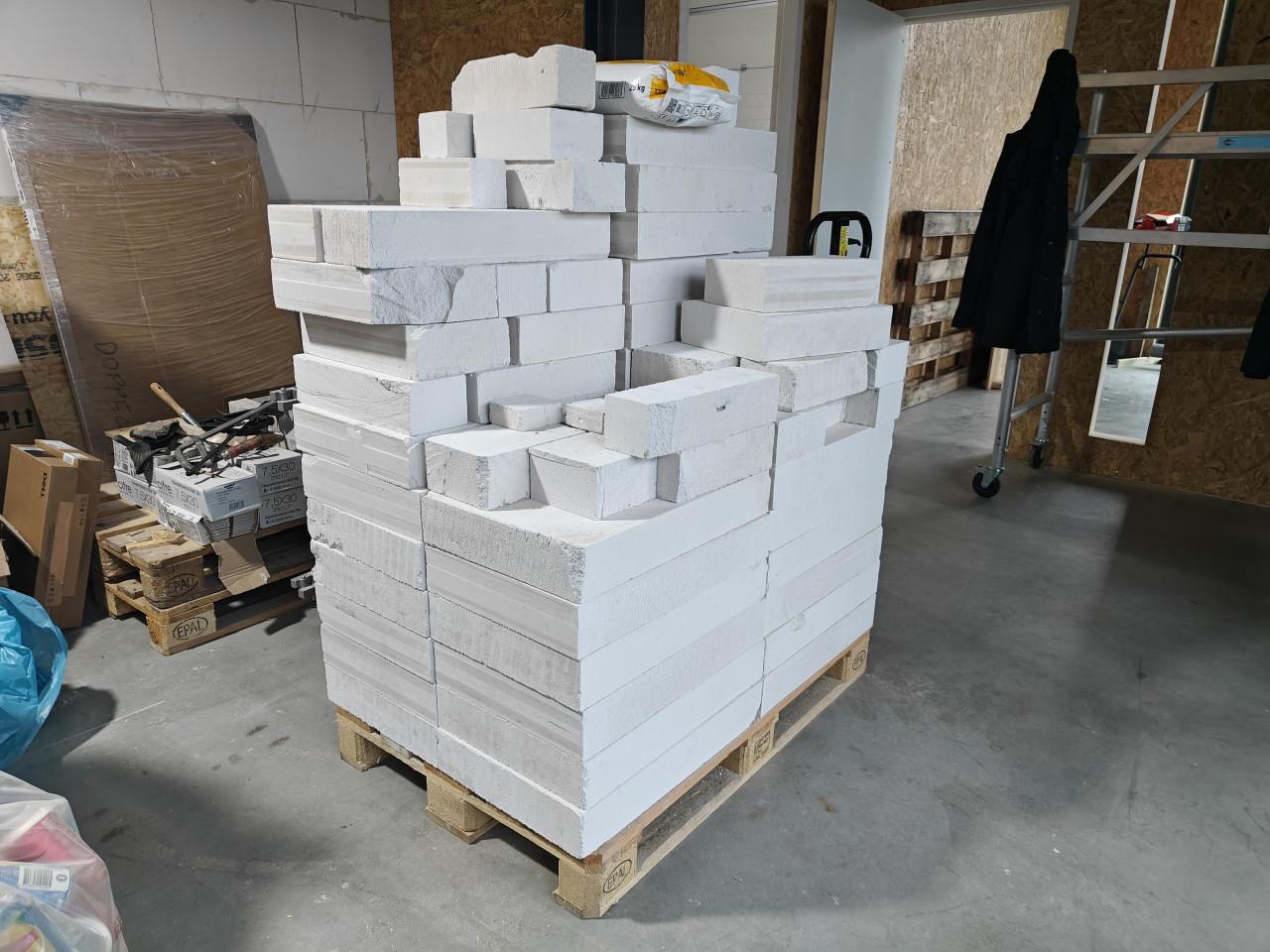 (Gereserveerd) Gratis afhalen! Cellenbeton/Ytong (600x100x400) restpartij