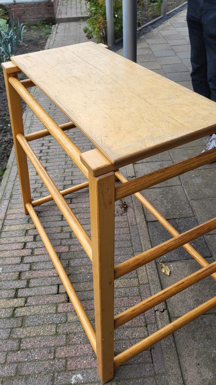 Houten trapezium (klimrek)