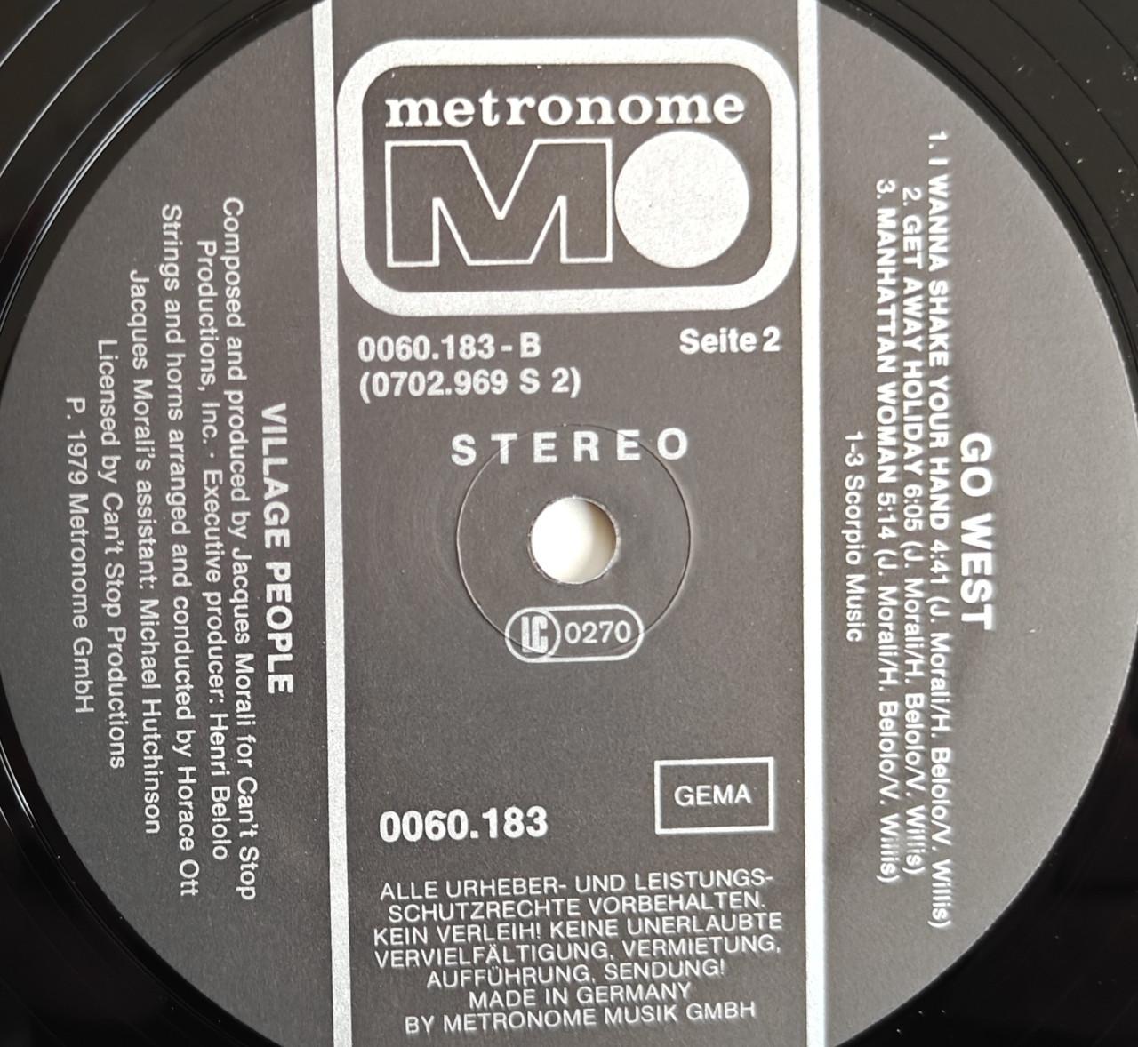 Te Koop LP Village People – Go West