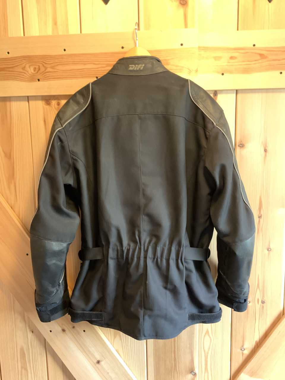 Motorjas DIFI leer/aerotex maat XL