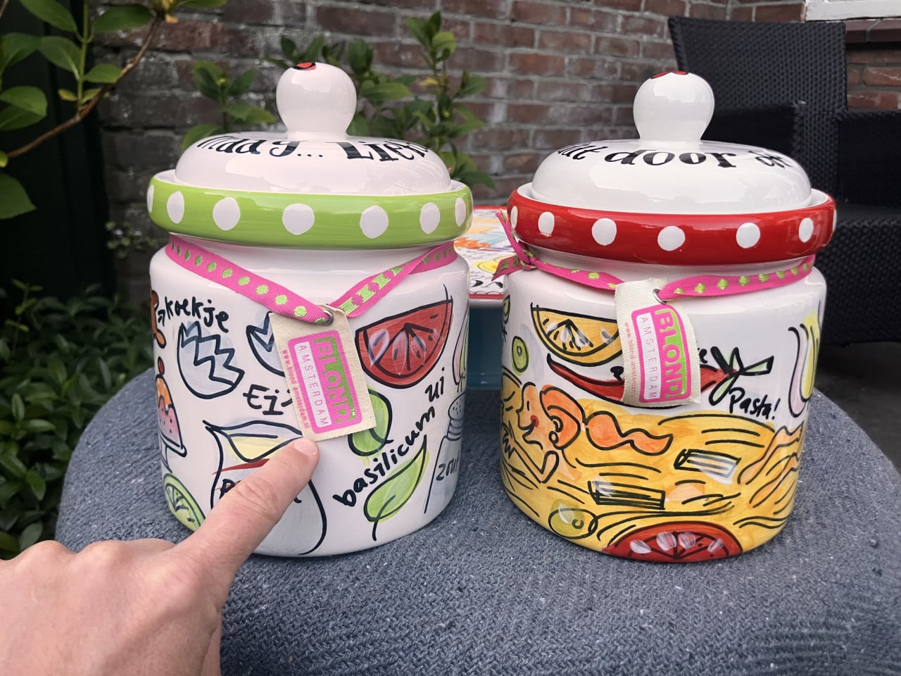 Blond Amsterdam meerdere servies stukken