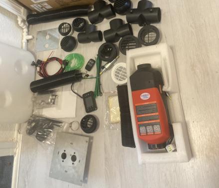 Standkachel.  2 kw.  Met extra