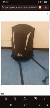 Sling Hard‑Shell Rugzak – Zwart