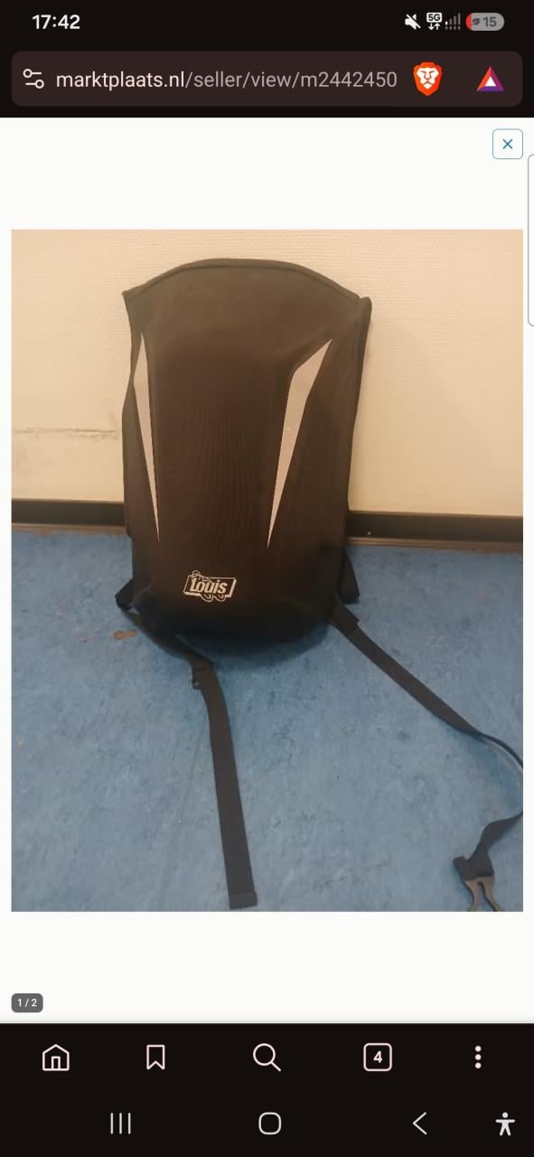 Sling Hard‑Shell Rugzak – Zwart