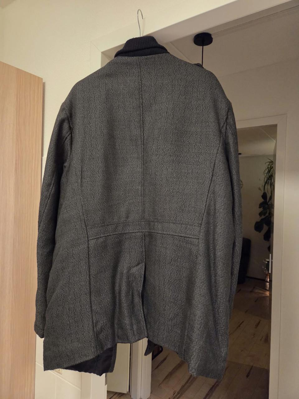 Glenwood grijze stoffen mantel jas XXL als nieuw