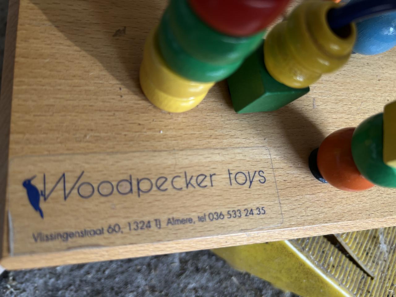 Origineel Woodpecker Toys  Houten kralenbaan