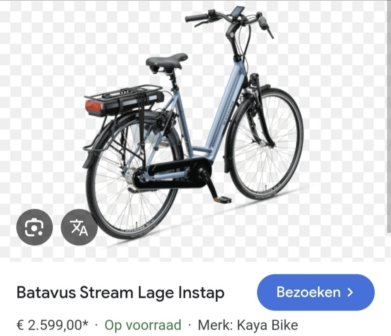 Elektrische fiets Batavus | bezorgen mogelijk.