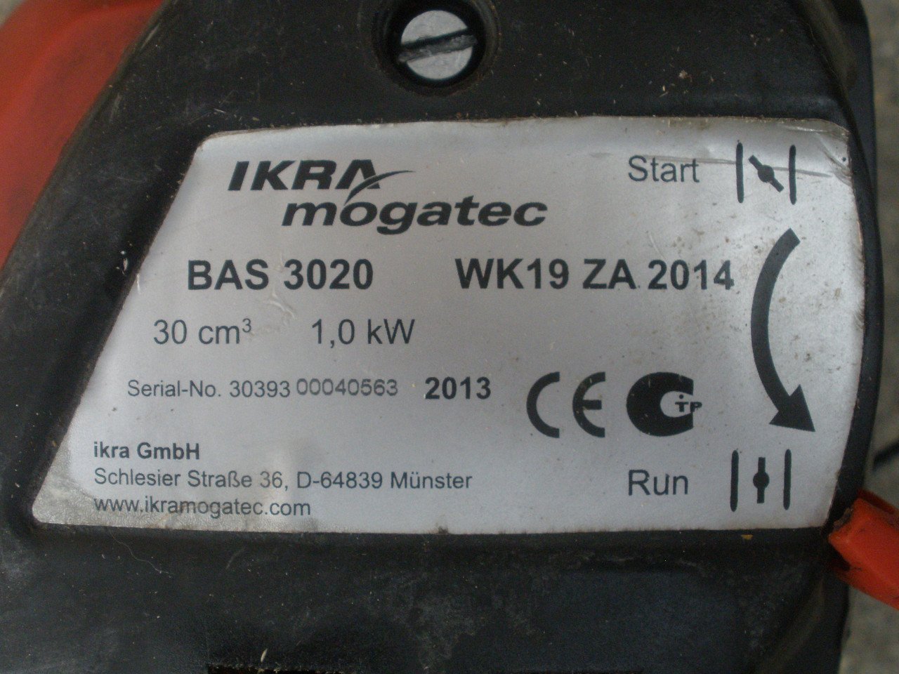 Bosmaaier-Stokkettingzaag-Benzine- Set