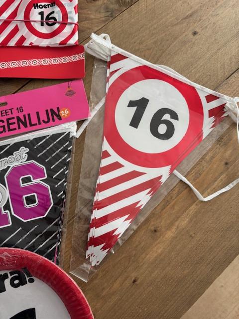 16e verjaardag, party, feest, verjaardags-, feestversiering  “Sweet 16"