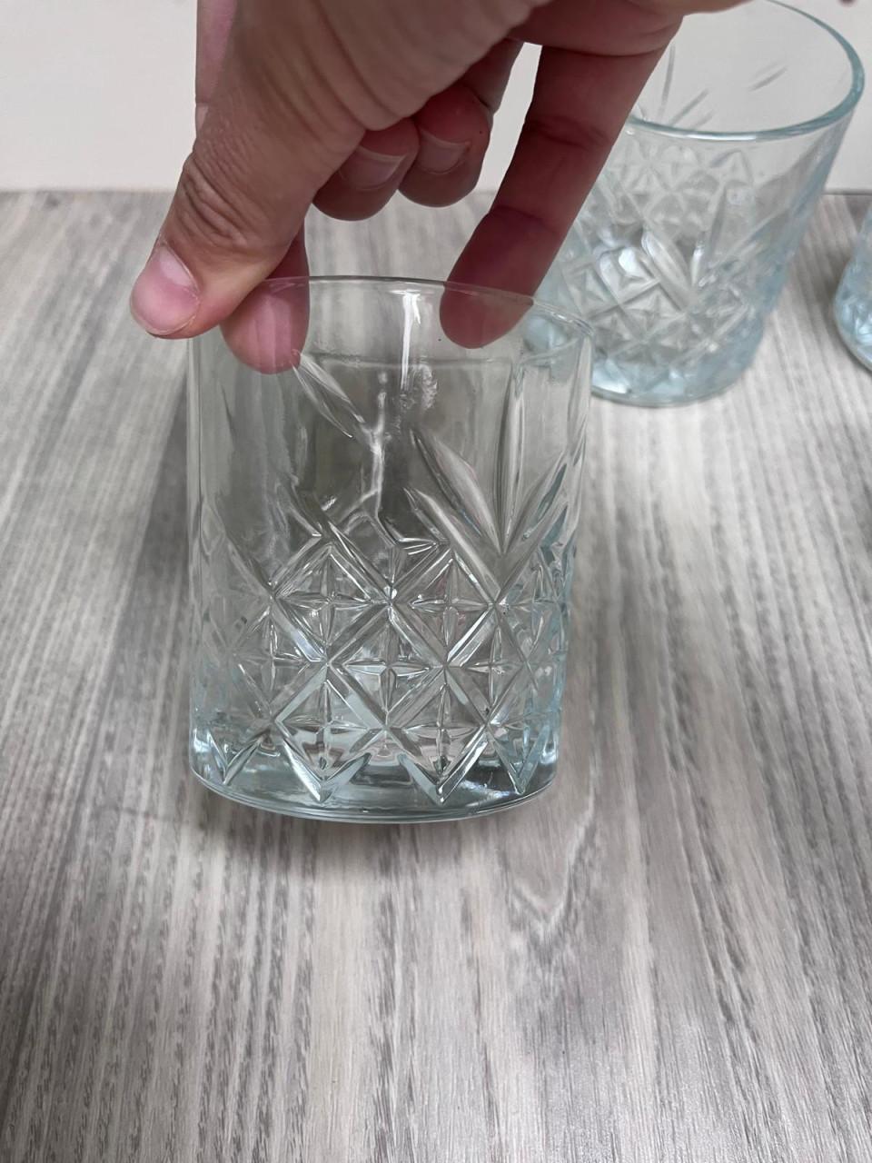 6 st. nieuwe wiskeyglazen