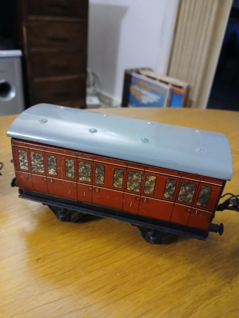Vintage hornby uurwerktrein