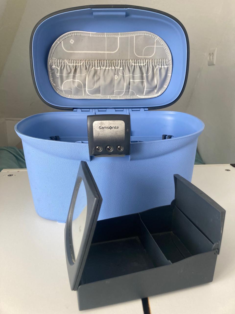 Beautycase Samsonite blauw