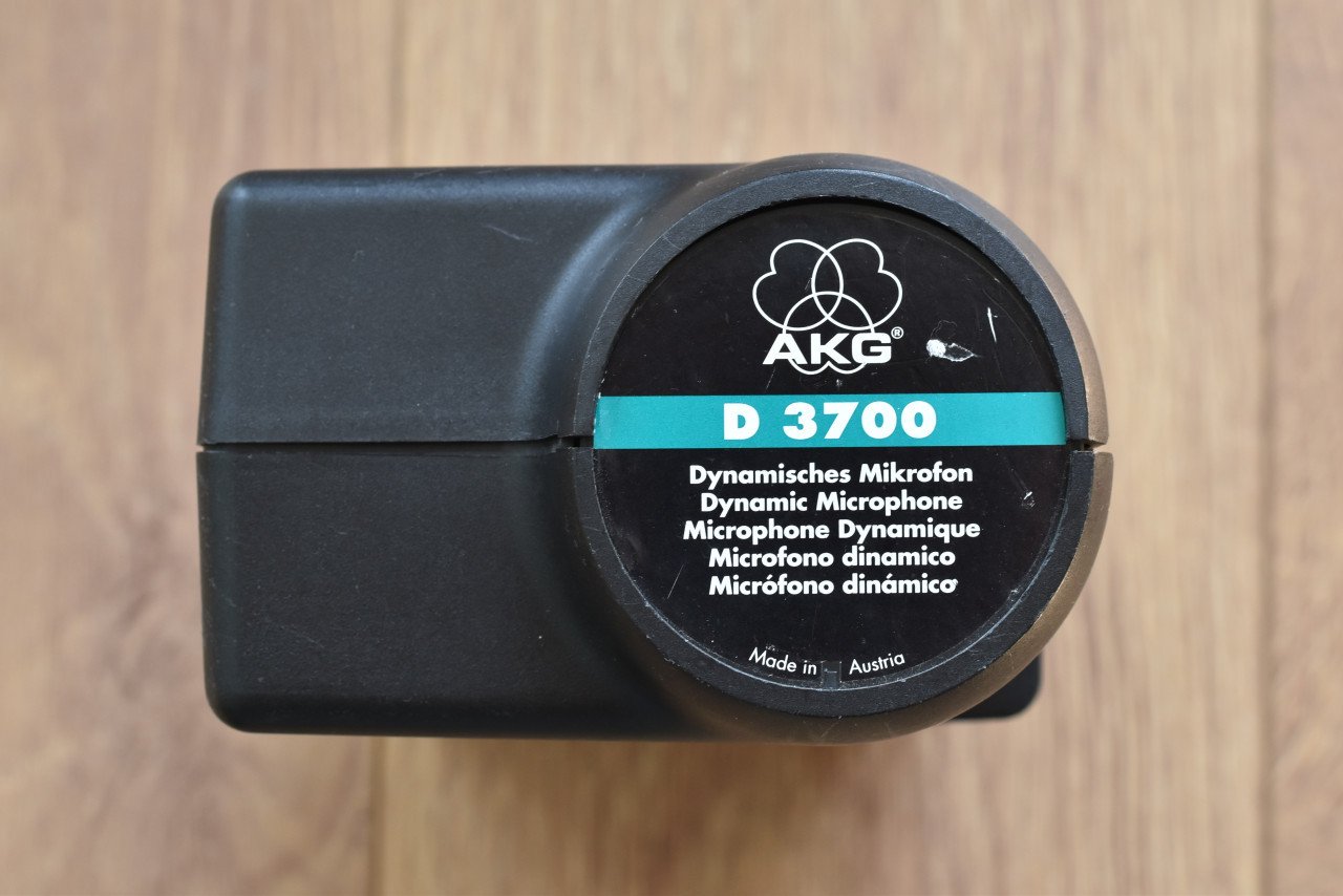 Vier dynamische microfoons (AKG, 2x Shure en DAP)