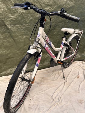Ferrini Camila kinder dames fiets 24” kleur wit