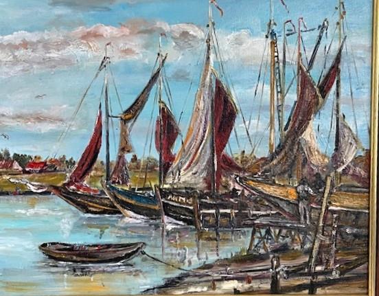 Arnemuiden  De echte werf  Jac Caljouw Schilderijen