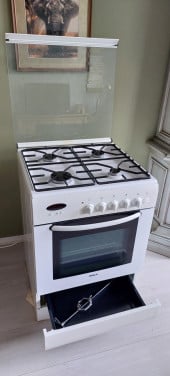 Gasfornuis Bosch wit 60cm