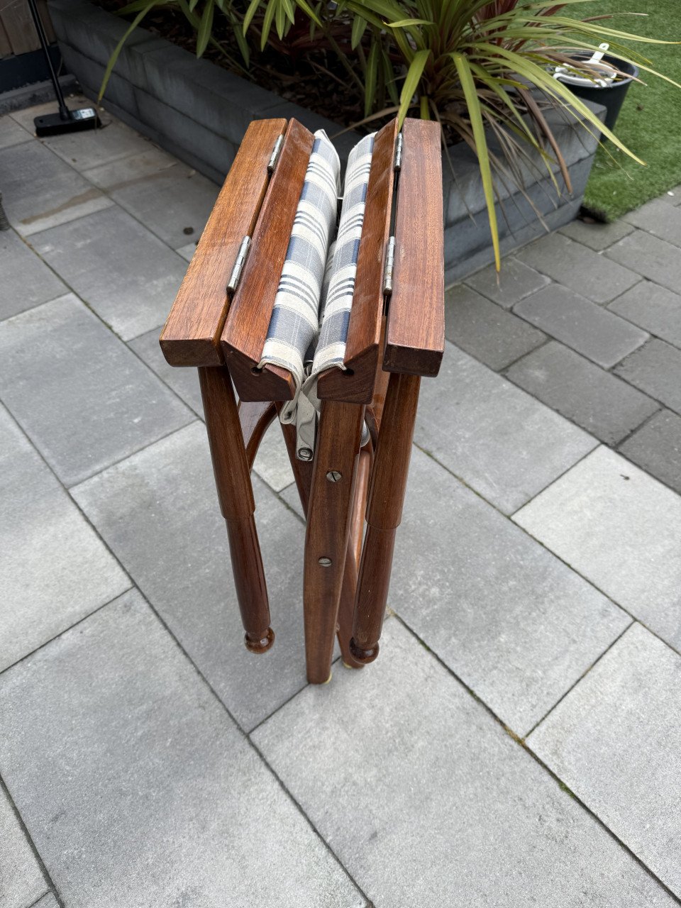 Teak regisseursstoel
