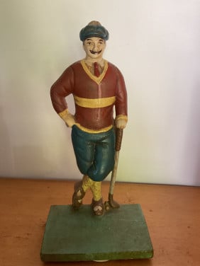 Gietijzeren deurstopper
