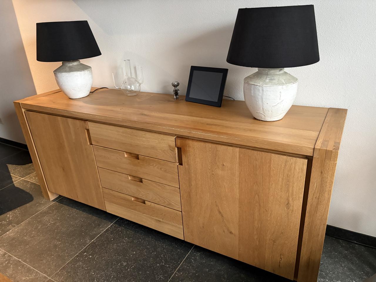 Te koop: Massief eiken inrichting woonkamer