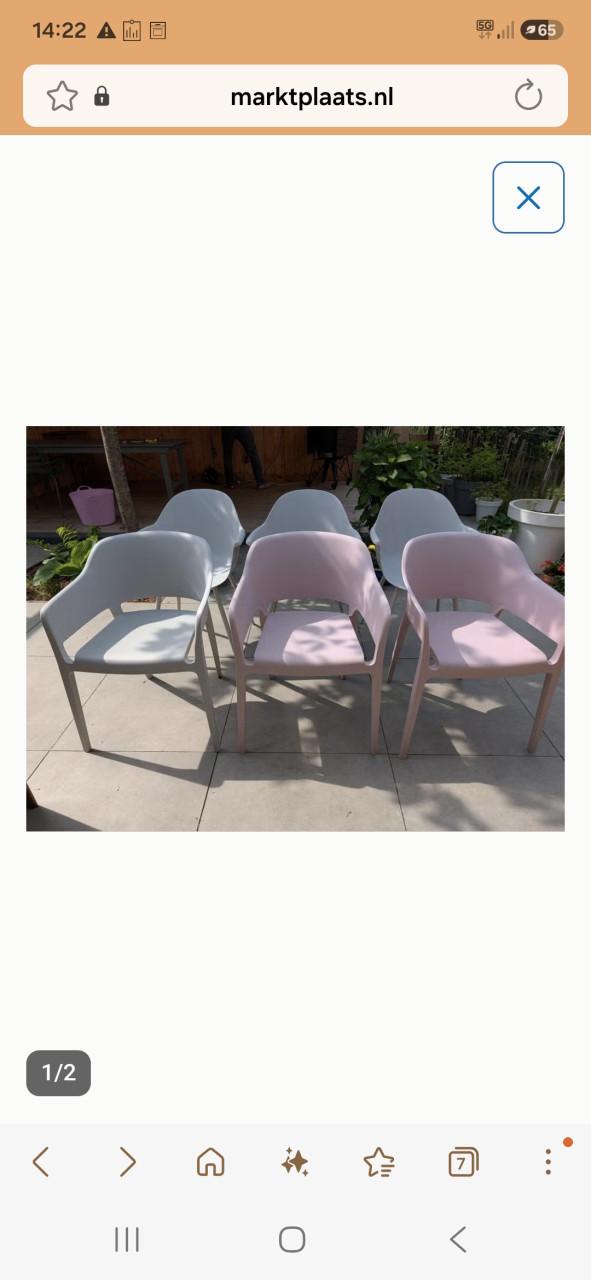 4 stuksTuinstoelen kuipmodel