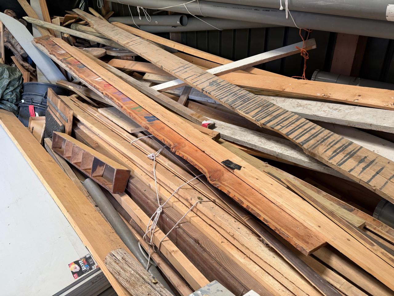 Grote partij hout