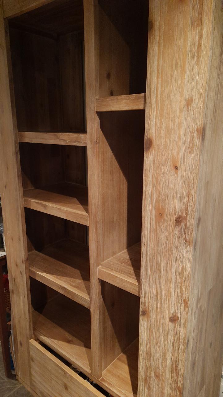 Teakhouten boekenkast