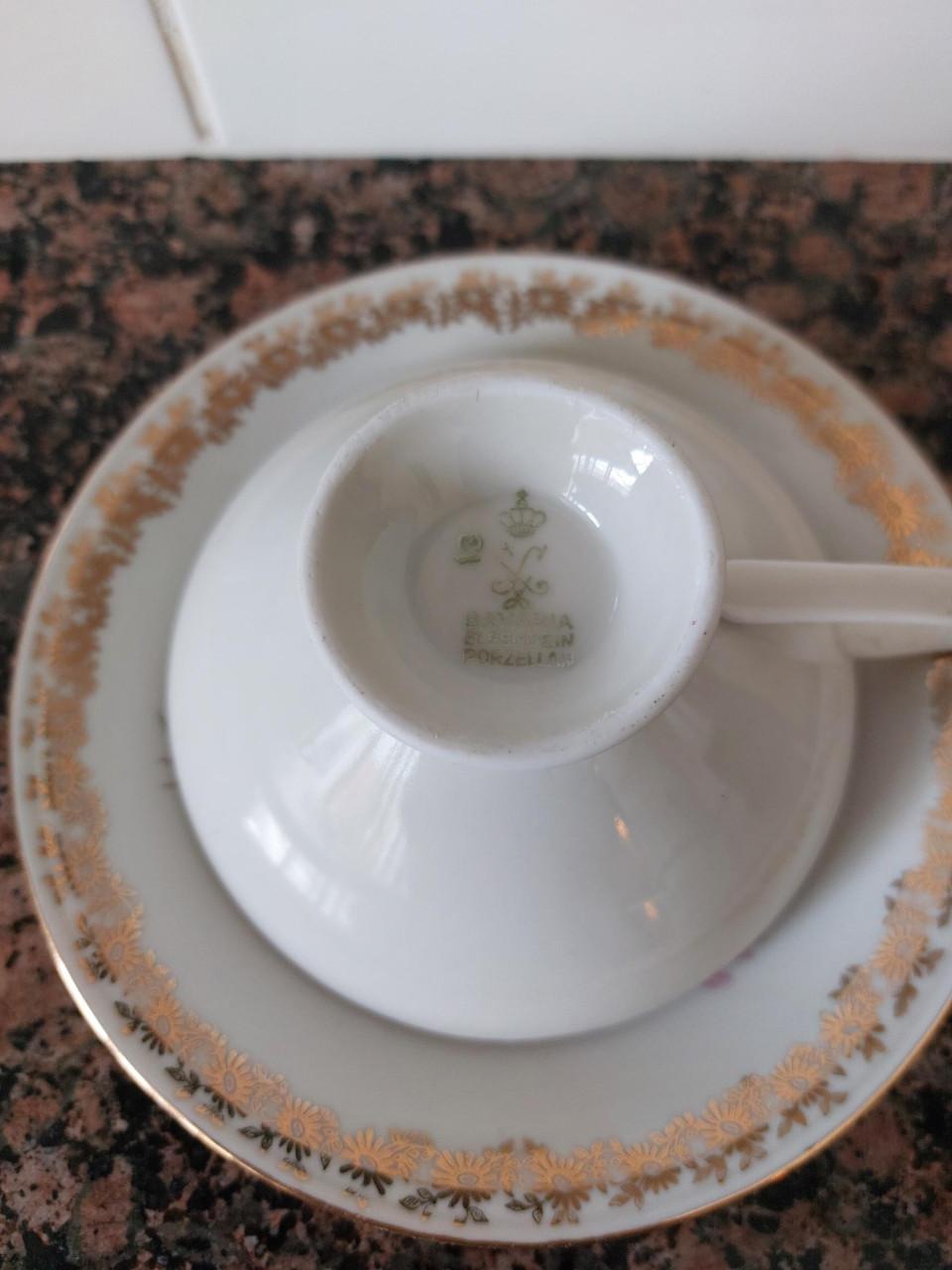 Kop en schotel Lupine servies van Eschenbach