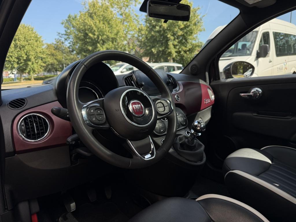Fiat 500 1.0 hybrid lounge - lederen bekleding -