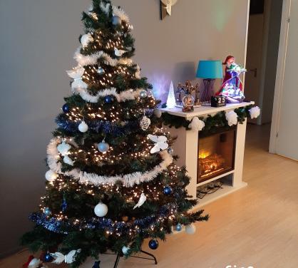 Kunst kerstboom