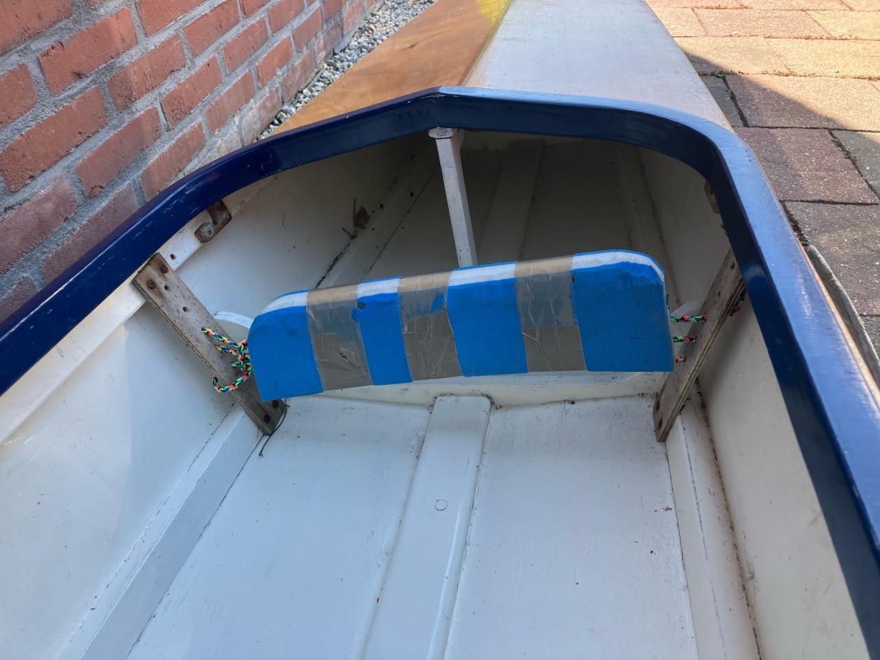 Leuke houten 1-persoons kano - waterdicht - opknapper