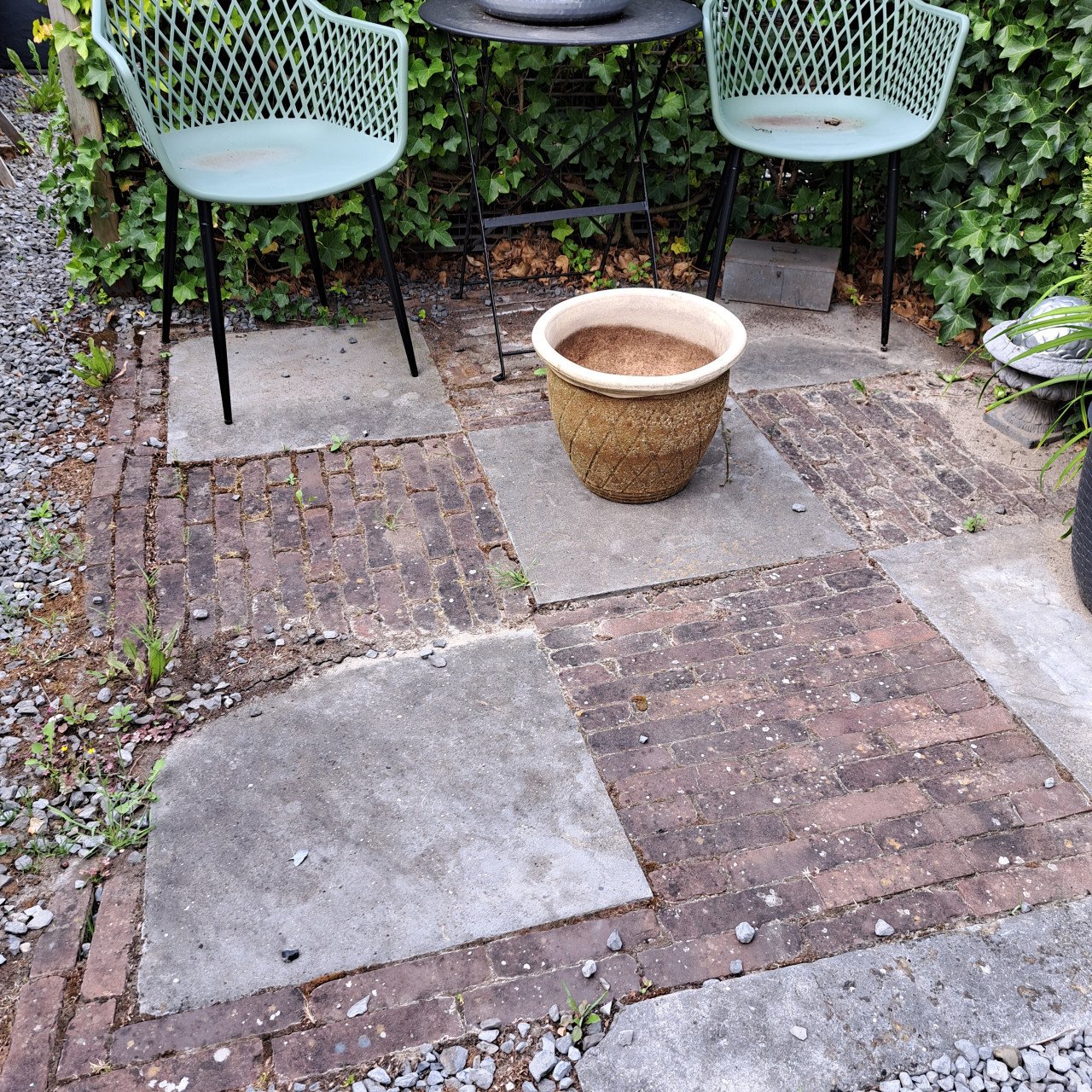 Bloempot buiten